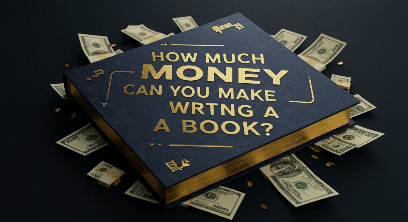 how much money can you make writing a book​