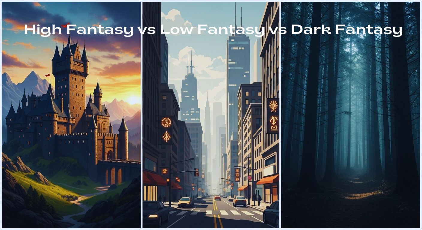 High Fantasy vs. Low Fantasy vs. Dark Fantasy