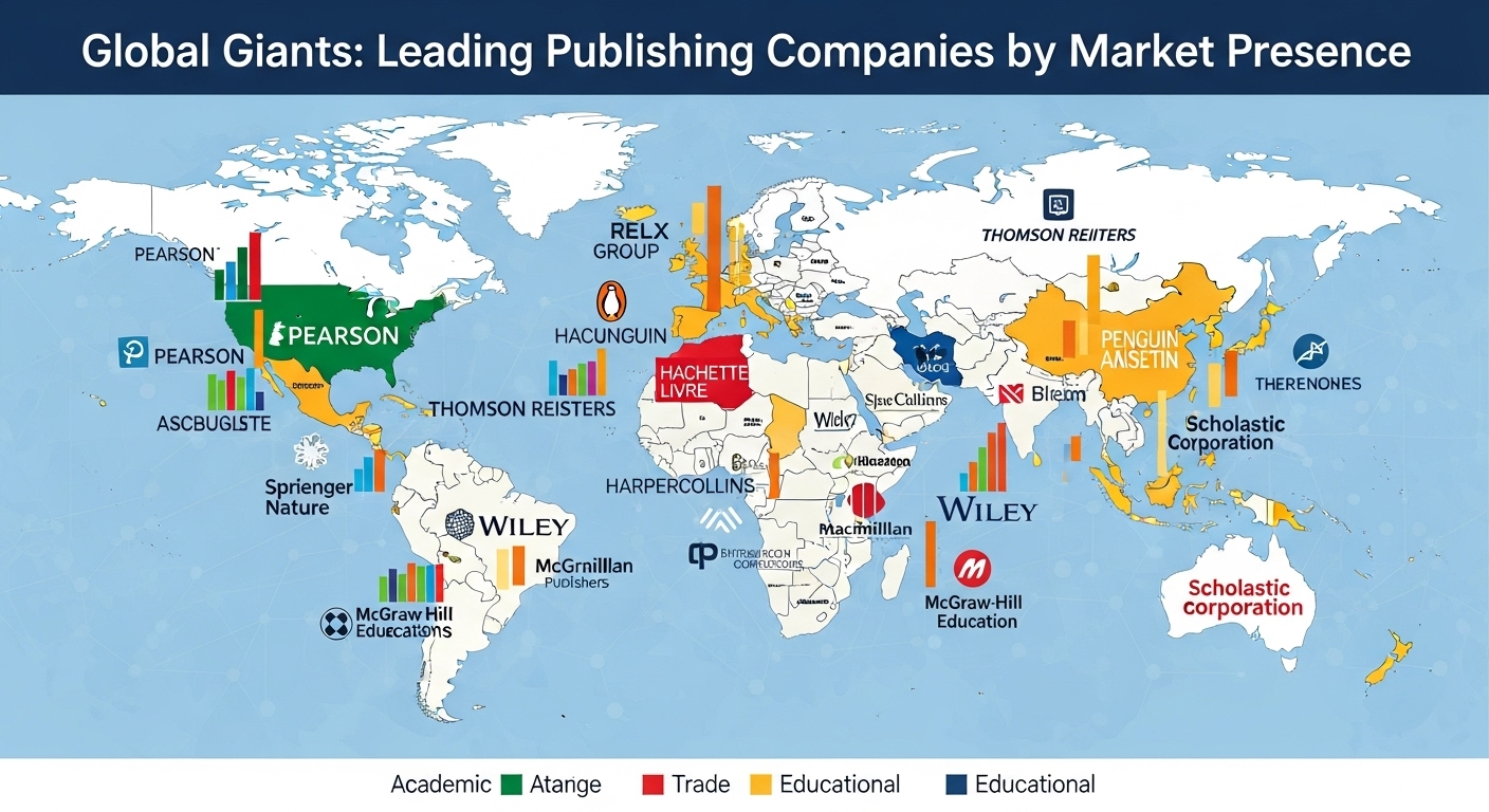 Who Are the Publishing Companies with the Greatest Global Market Presence?