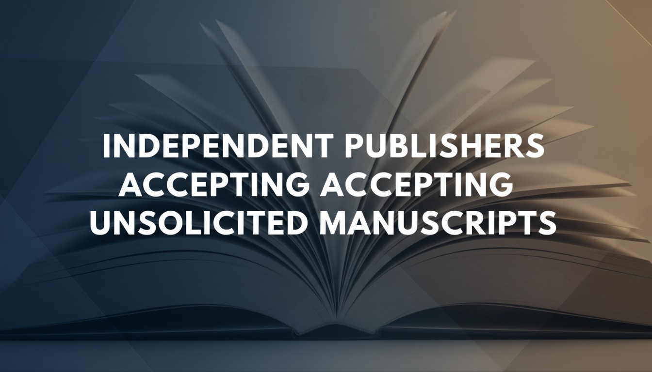 Independent Publishers Accepting Unsolicited Manuscripts