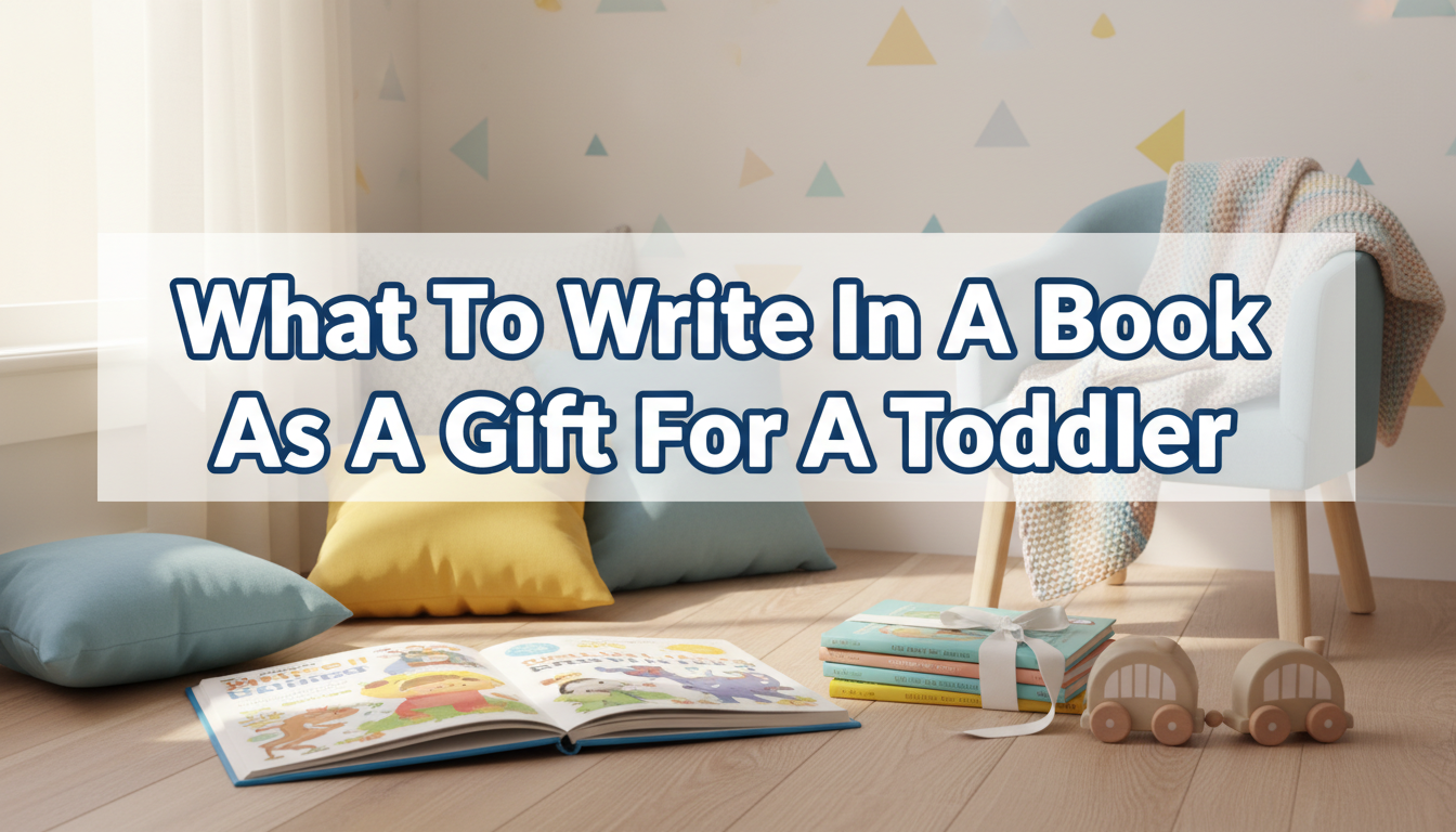 What To Write In A Book As A Gift For A Toddler