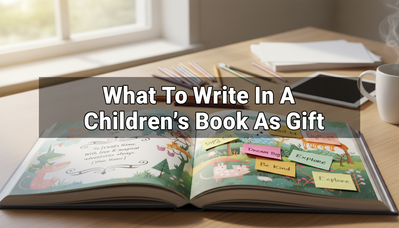 What To Write In A Children’s Book As A Gift