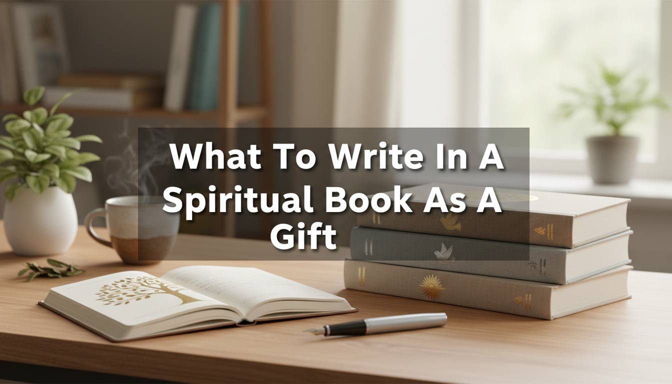 What To Write In A Spiritual Book As A Gift