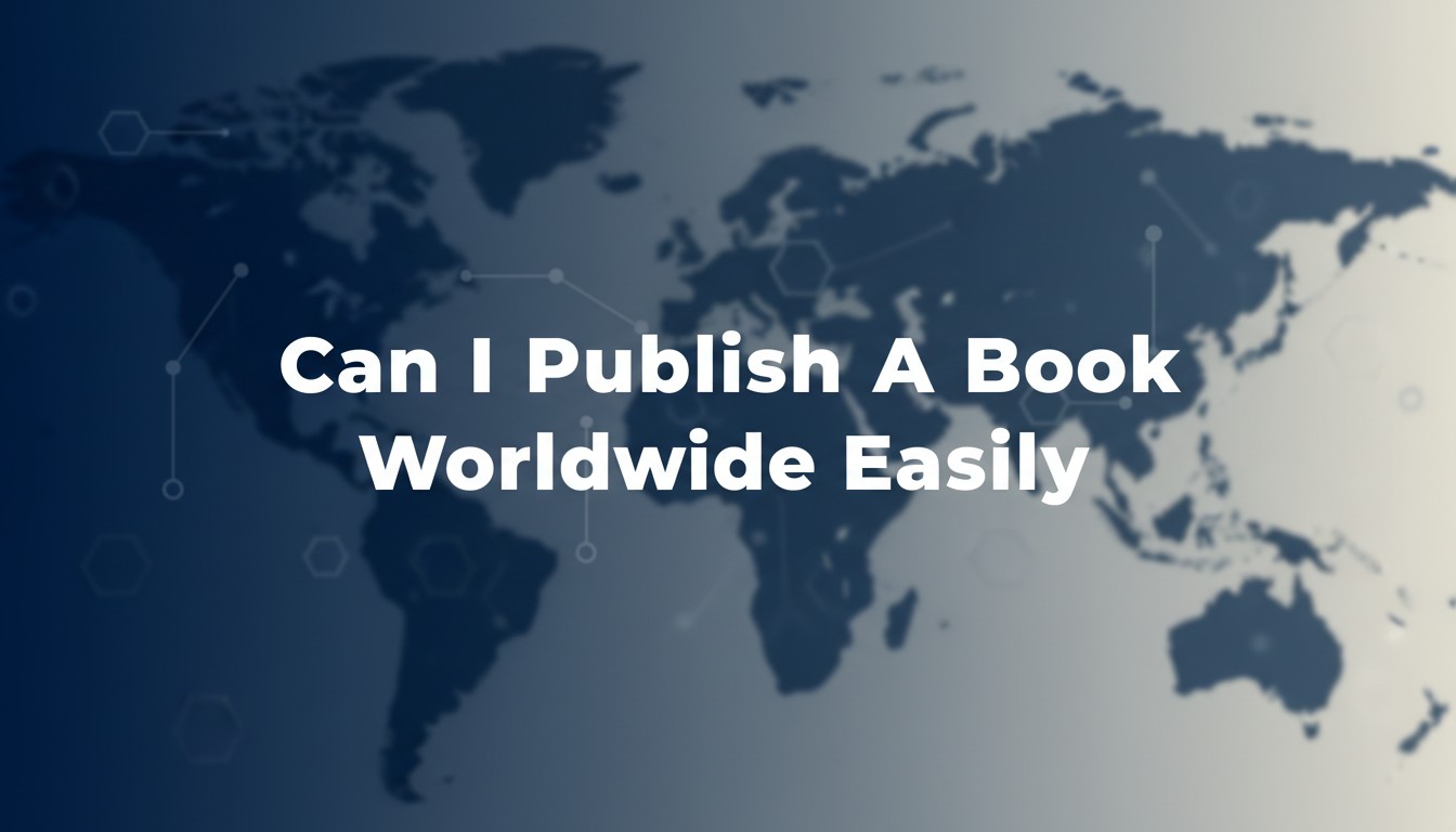 Can I Publish A Book Worldwide Easily