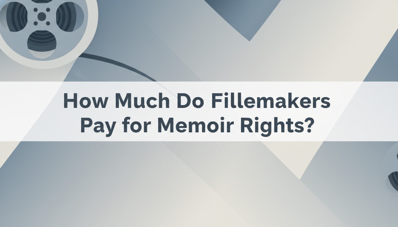 How Much Do Filmmakers Pay for Memoir Rights?