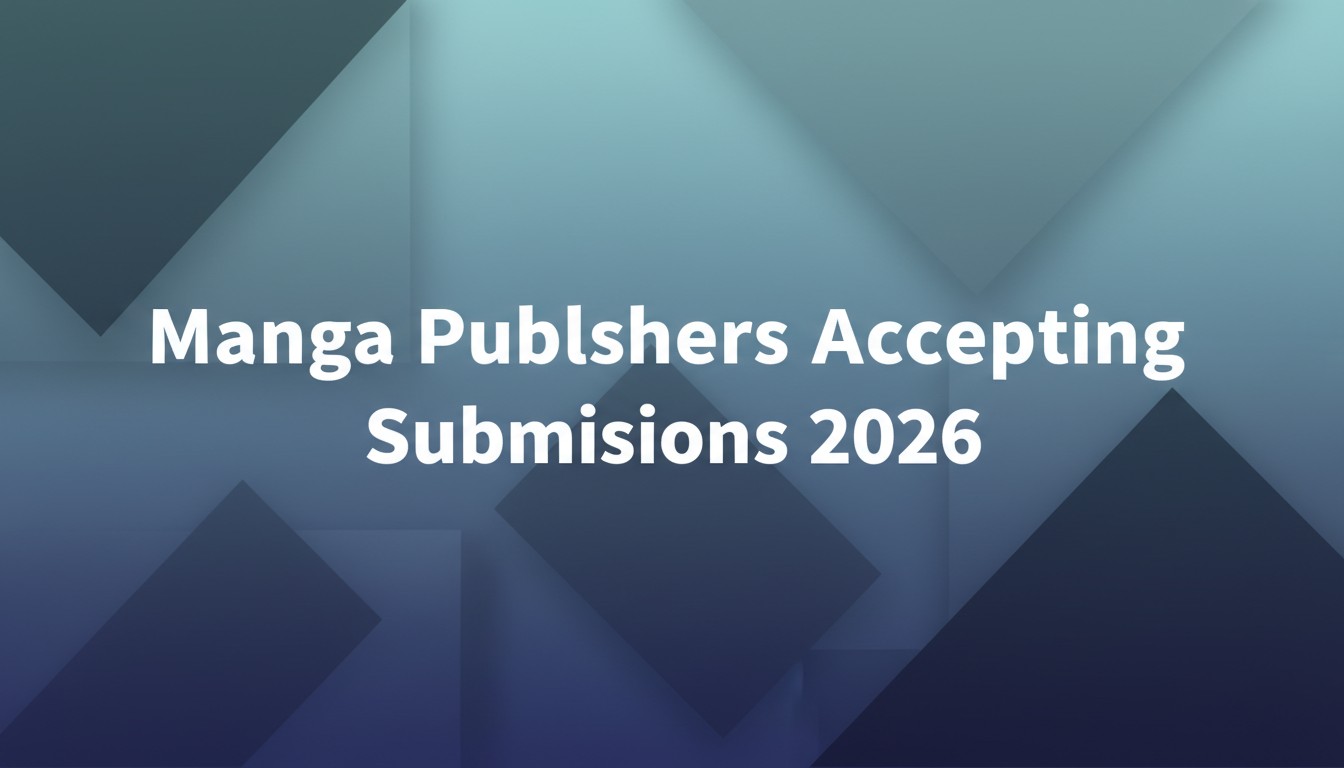 Manga Publishers Accepting Submissions 2026