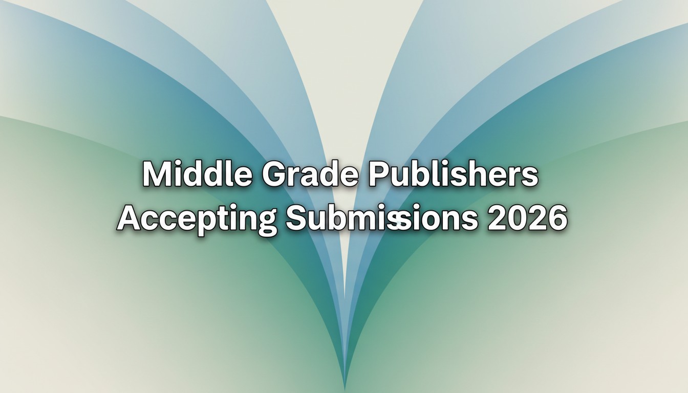 Middle Grade Publishers Accepting Submissions 2026