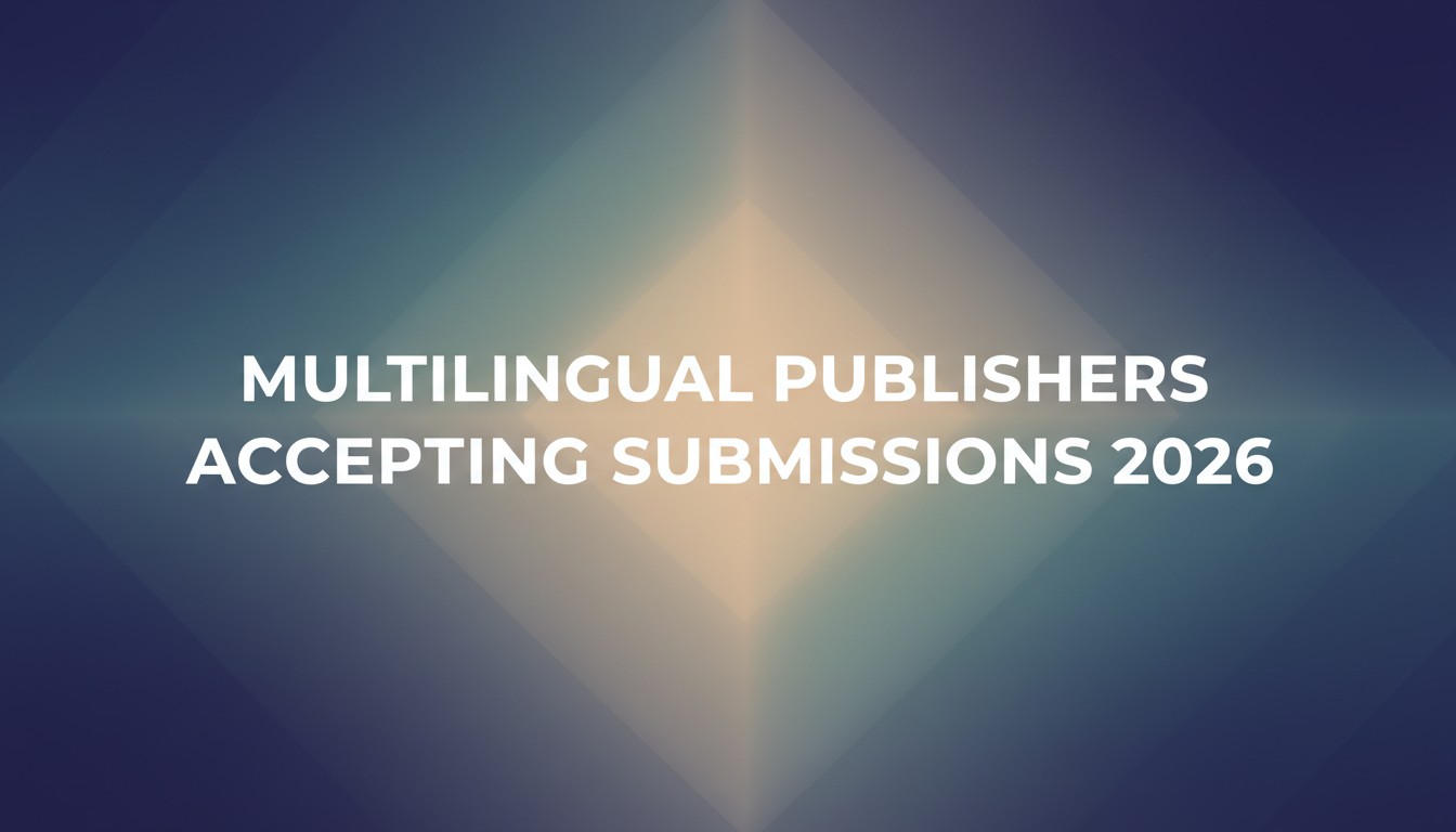 Multilingual Publishers Accepting Submissions 2026