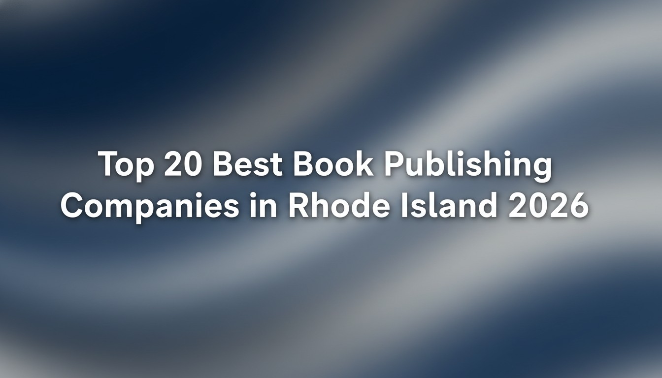 Top 20 Best Book Publishing Companies in Rhode Island 2026