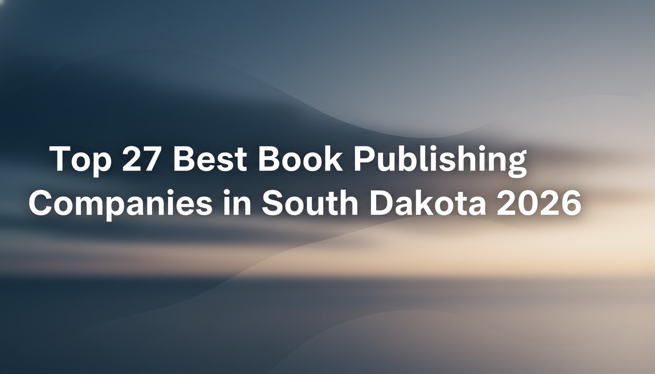 Top 27 Best Book Publishing Companies in South Dakota 2026