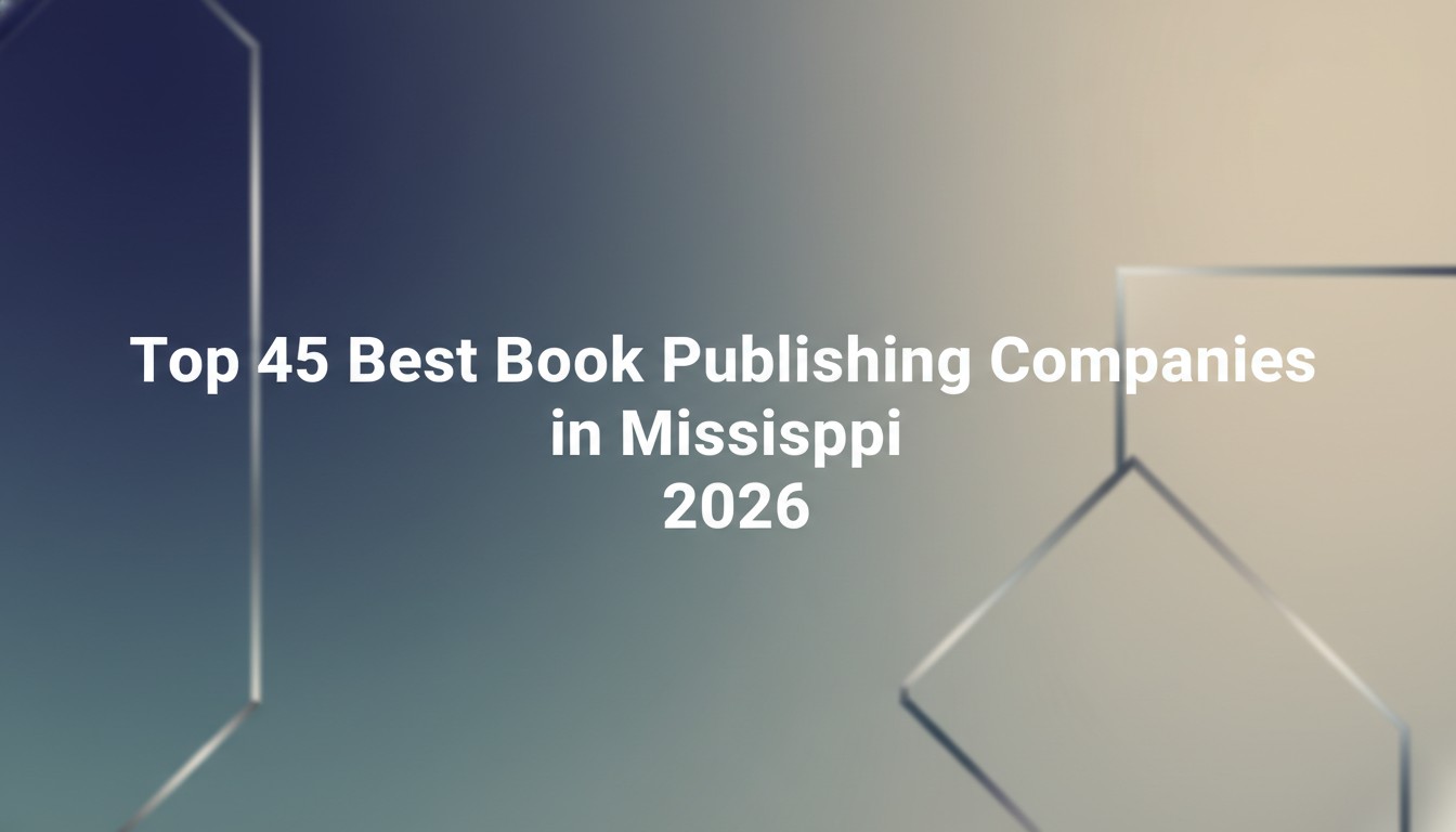 Top 45 Best Book Publishing Companies in Mississippi 2026