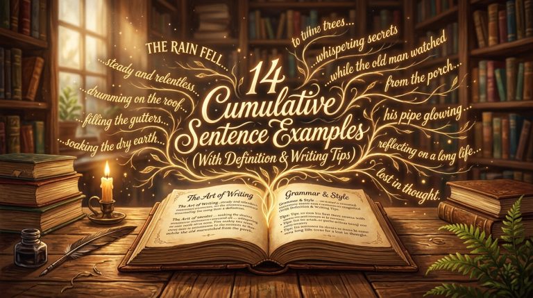14 Cumulative Sentence Examples (With Definition & Writing Tips)
