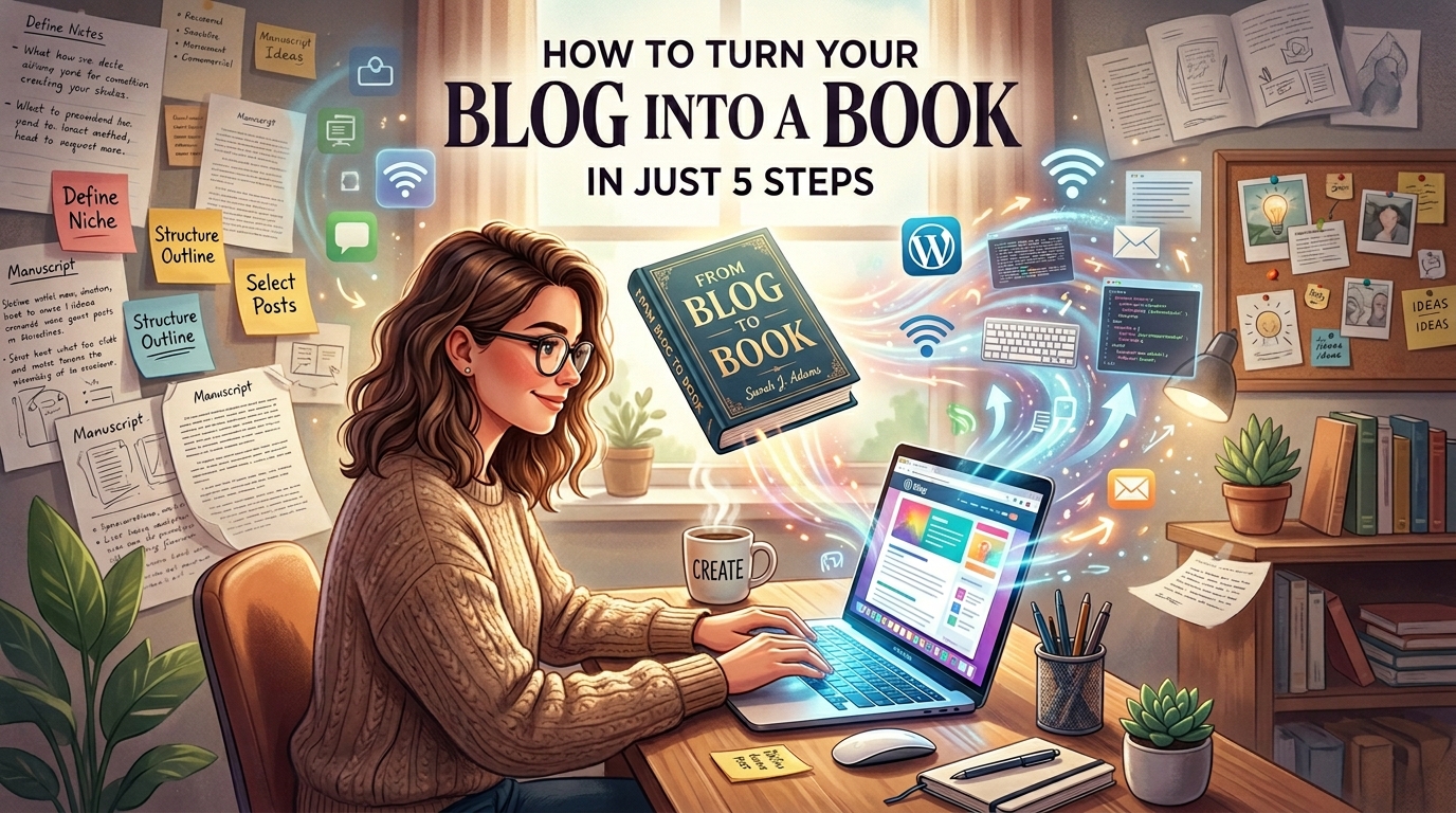 How to Turn Your Blog into a Book in Just 5 Steps