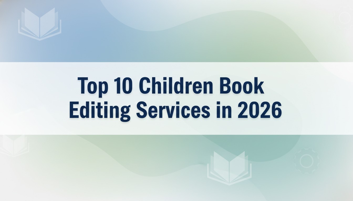 Top 10 Children Book Editing Services in 2026