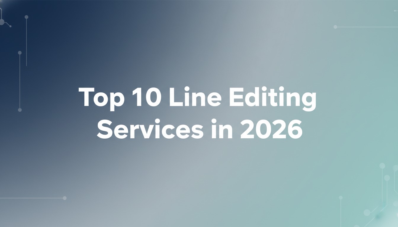 Top 10 Line Editing Services in 2026