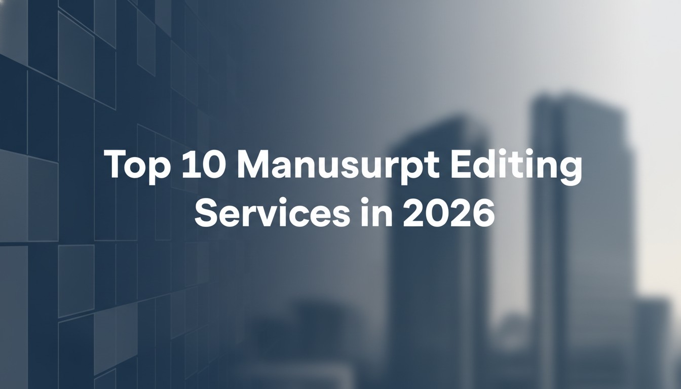 Top 10 Manuscript Editing Services in 2026