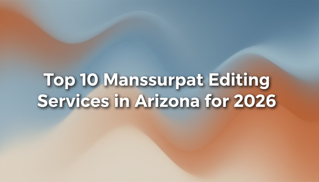 Top 10 Manuscript Editing Services in Arizona for 2026
