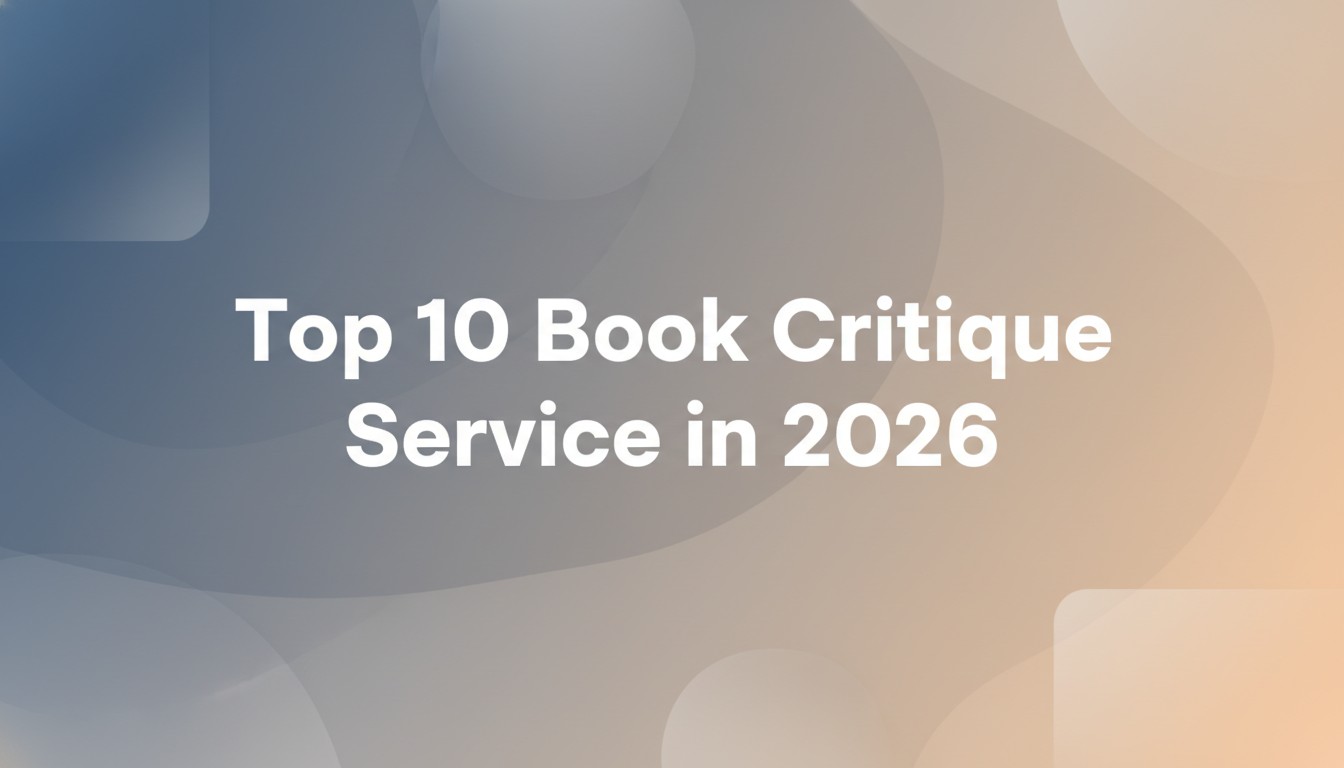 Top 10 Book Critique Service in 2026