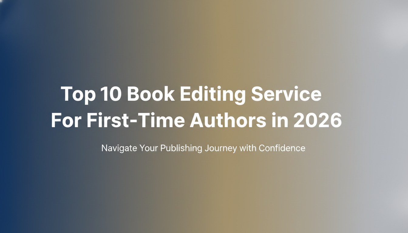 Top 10 Book Editing Service For First-Time Authors in 2026