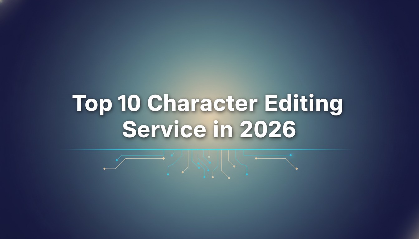 Top 10 Character Editing Service in 2026