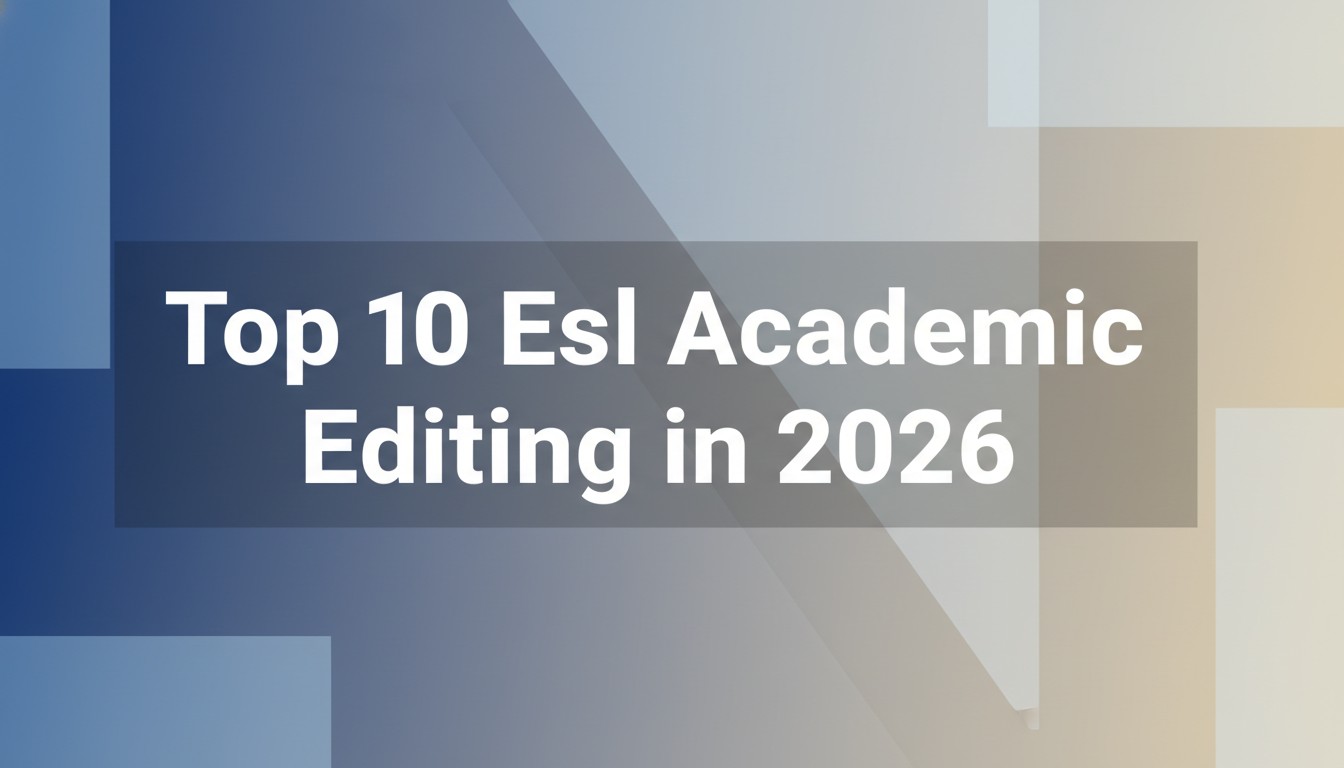 Top 10 Esl Academic Editing in 2026