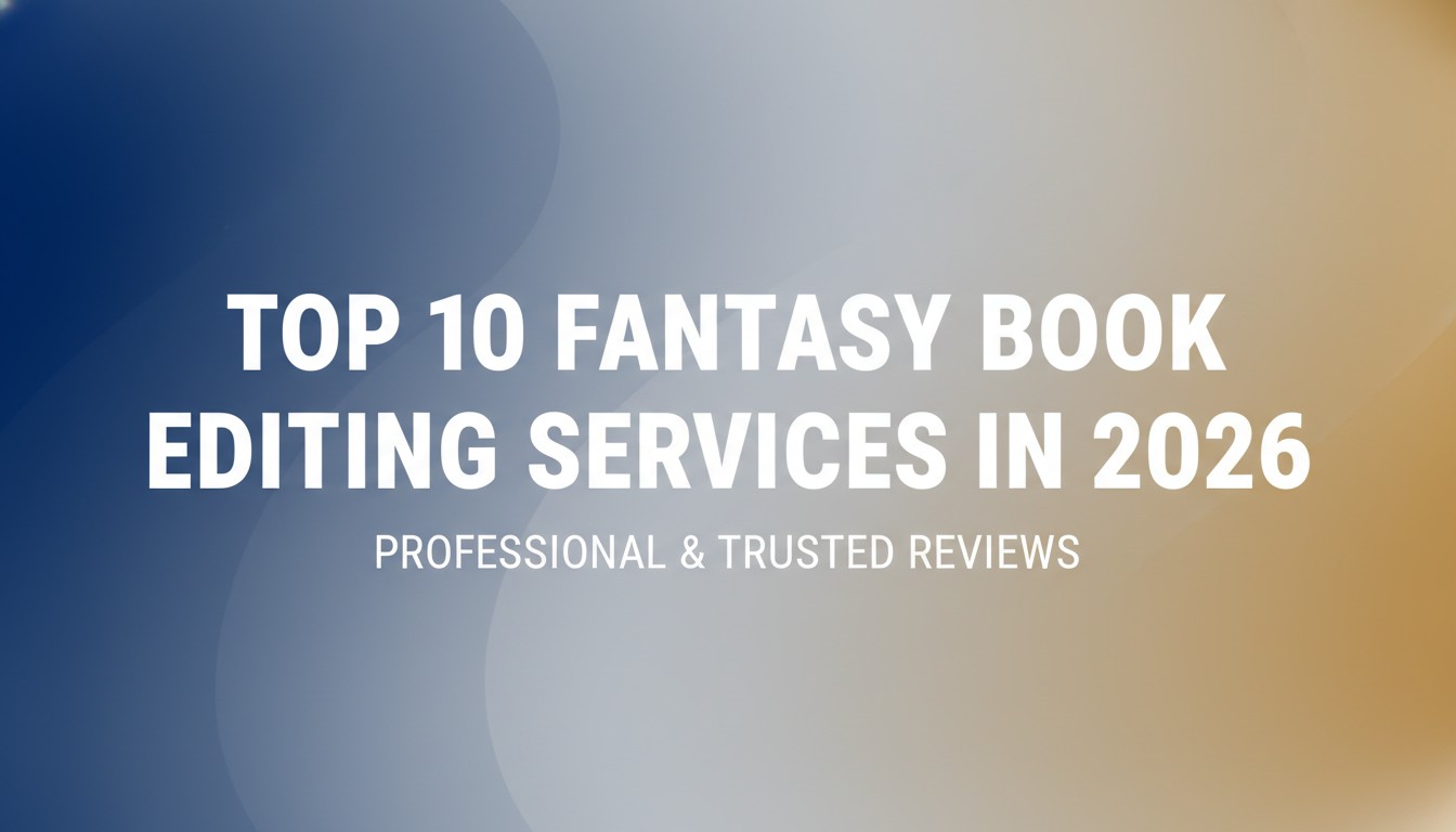 Top 10 Fantasy Book Editing Service in 2026