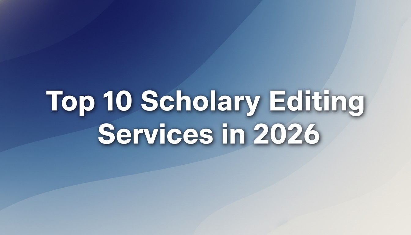 Top 10 Scholarly Editing Services in 2026