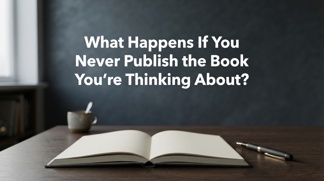 What Happens If You Never Publish the Book You're Thinking About?